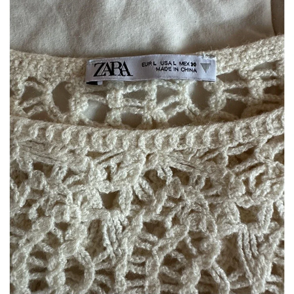 Zara crochet knit